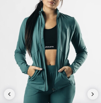 NWT Alphalete Pro-Elite Zip Jacket - S - Nova Blue