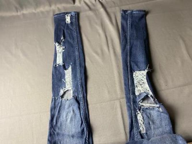 Hollister Girls Denim Jeans Skinny Jeans Destress… - image 3