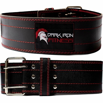 Dark Iron Echtleder Pro Gewichthebergürtel - Medium - 29 bis 41 Zoll