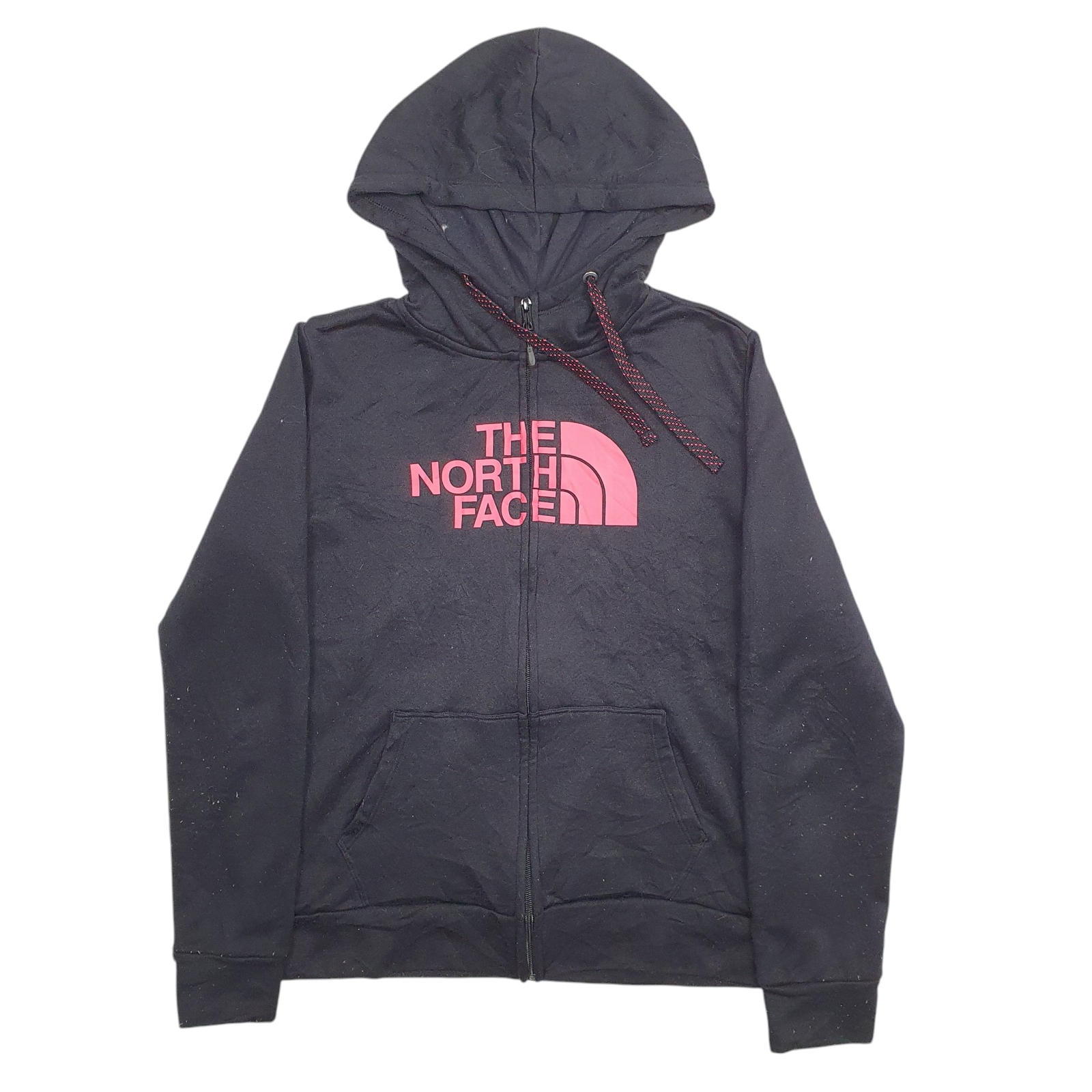 THE NORTH FACE Full Zip Spellout Jumper Sweatshirt Womens M
