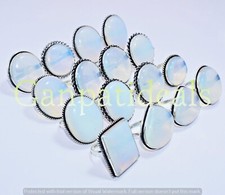 Opalite Gemstone Ring Wholesale Lot 925 Sterl...