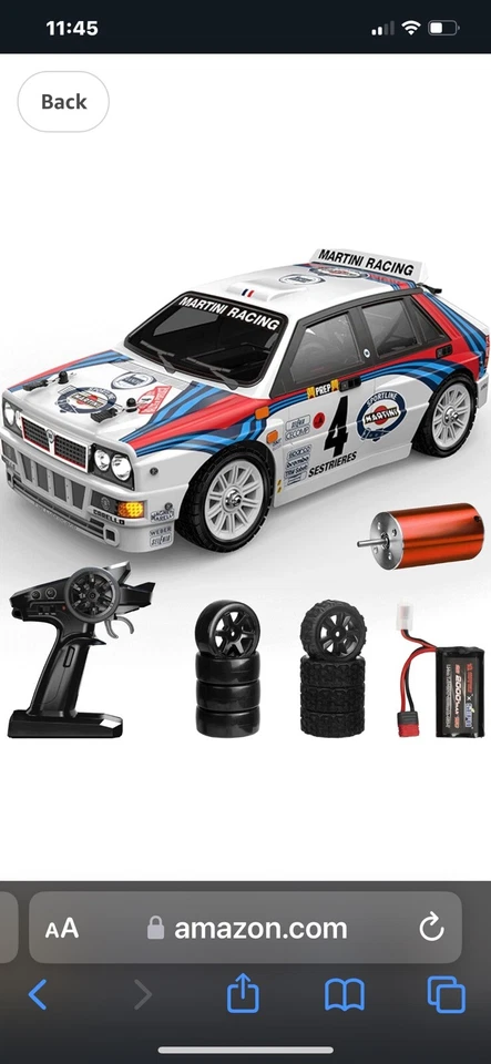 MJX HyperGo Brushless White Lancia Rally Car 14302 RC RTR 1/14 Scale 2s and 3s - Image 4 of 4