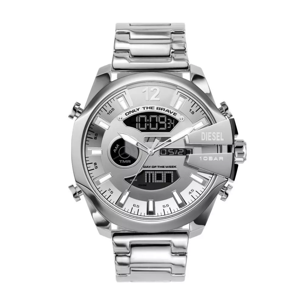 Reloj De Hombre DIESEL MEGA CHIEF DZ4648 Acero Digital Oversize XL