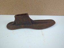 Antique Cast Iron Cobbler Shoe Mold Form 8.5" Long