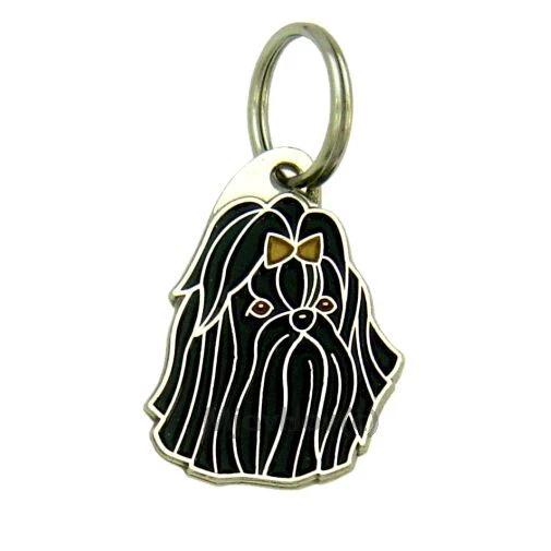 Dog name ID Tag, Shih tzu, Personalized, Engraved, Handmade, Charm - Image 2 of 4
