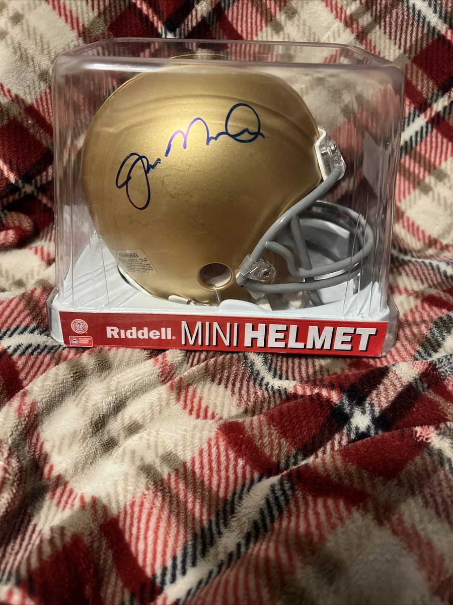Joe montana autographed mini helmet 2025