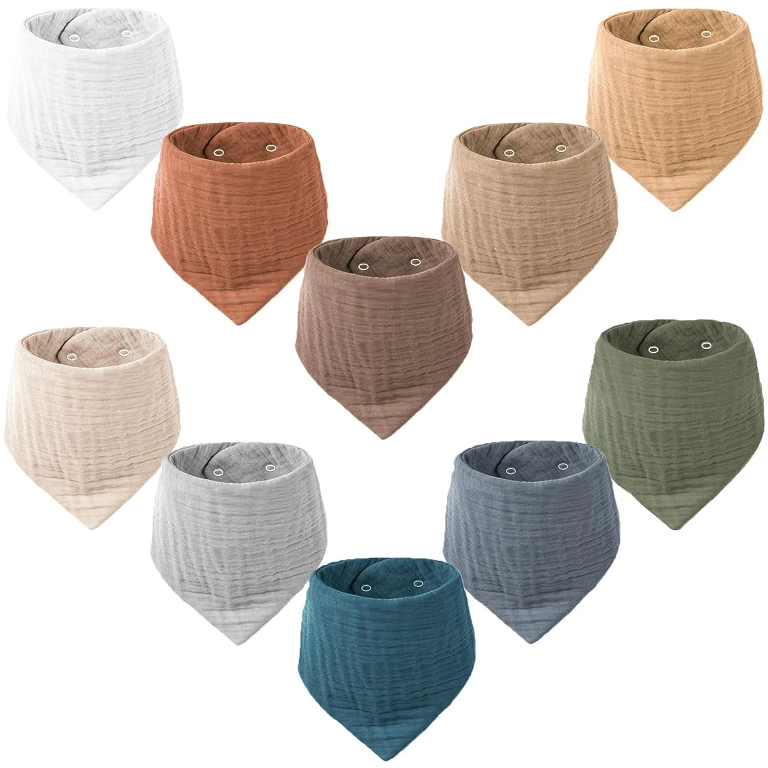 10pcs Muslin Baby Bibs,Baby Bandana Drool Bibs 100% Cotton for Unisex Boys Girls
Opens in a new wind