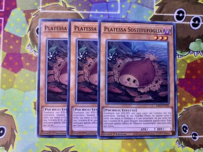 3x Ersatzblatt - BACH-IT029 - Com. - 1st Ed. - NM - Yu-Gi-Oh!