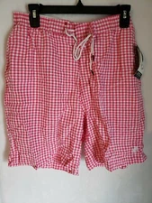 Surf & Swin Co Men's Trunks Jake Swim Red Shorts L (FF)