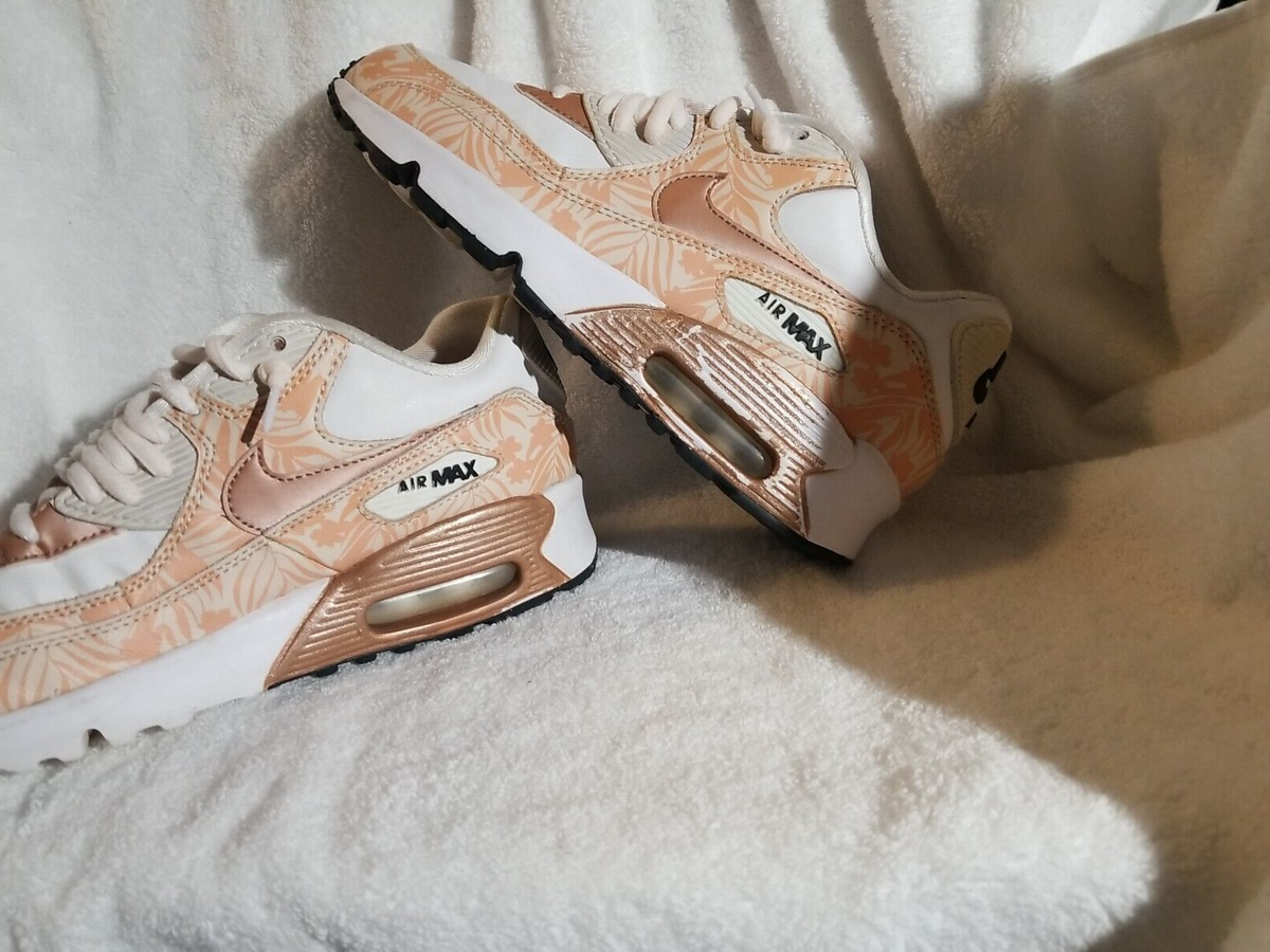 nike air max pink gold
