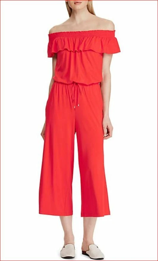 Red cheap romper pants