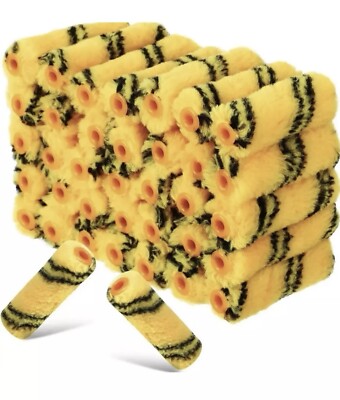 CMT 20er Pack 4 Zoll Tiger Mittelflor Gewebt Mini Farbrollen Nachfüllhüllen