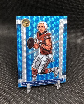 TRUE 1/1! 2021 Super Glow George Washington ONE OF ONE BLUE SUPERFRACTOR No. 41