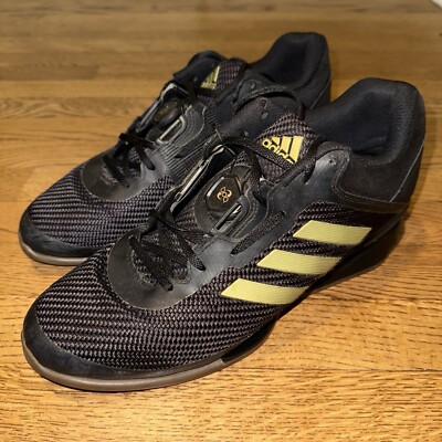 Adidas Leistung 16 II BOA Weightlifting Shoes Black Gold Men's