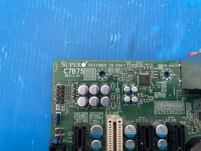 Supermicro C7B75 Motherboard uATX Intel Socket H2 LGA 1155 + CPU