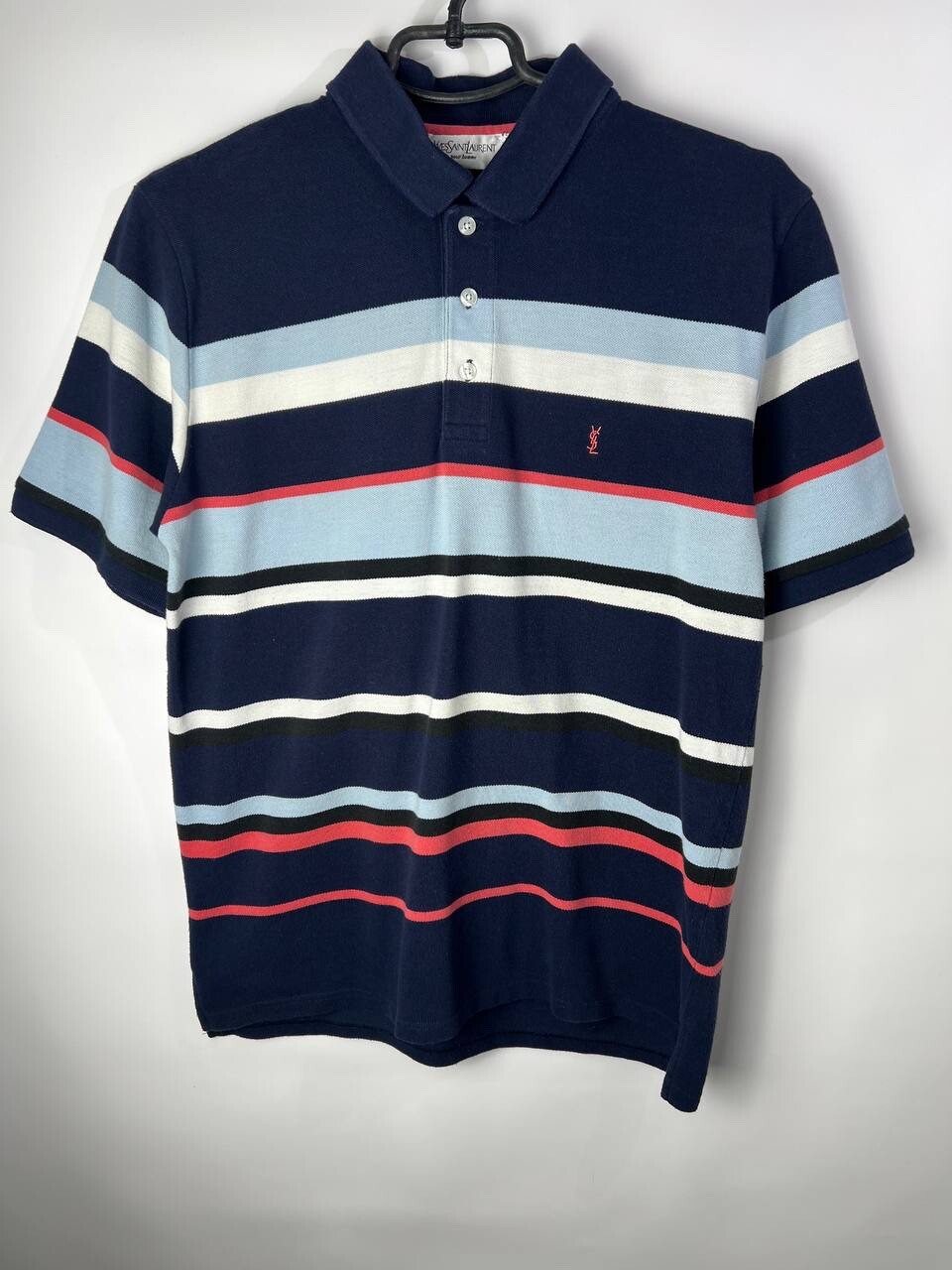 SAINT LAURENT T shirt vintage streetwear Y2K Yves saint lauren a righe
