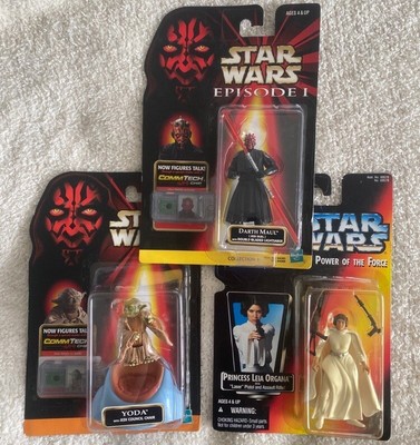Star Wars 1995 & 1998 Figurines (Episode 1 & Power of the Force) New Bundle Of 3