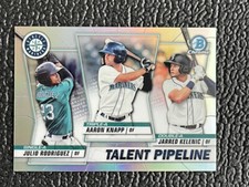🔥JULIO RODRIGUEZ JARRED KELENIC 2020 BOWMAN CHROME ROOKIE CARD REFRACTOR!🔥