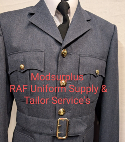 39 Zoll Brust extra hohe Passform RAF Flt Lt No1 Officers & WO Uniformjacke, RAFAC CCF