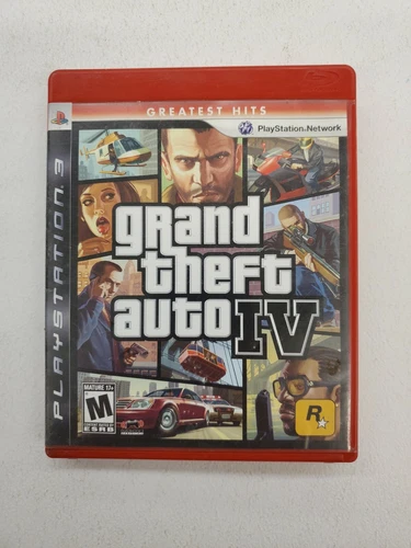 Grand Theft Auto IV PlayStation 3 PS3 Rockstar Video Game No Manual Free Shippin