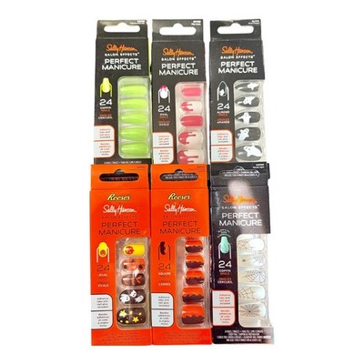 Sally Hanson Salon Effects Perfect Manicure Press On Nails Halloween Sets
