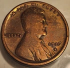 1916 S Lincoln Cent Penny! Good Condition Estate Sale Find!