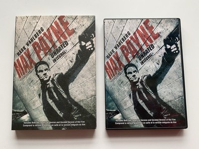 Max Payne Unrated (DVD, 2009, Widescreen Unrated) Mark Wahlberg w/ Slipcover