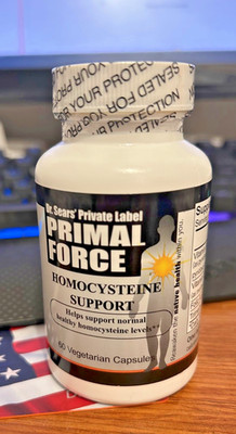 Dr. Sears Primal Force HOMOCYSTEINE SUPPORT - 60 Vegetarian Caps - Heart Health