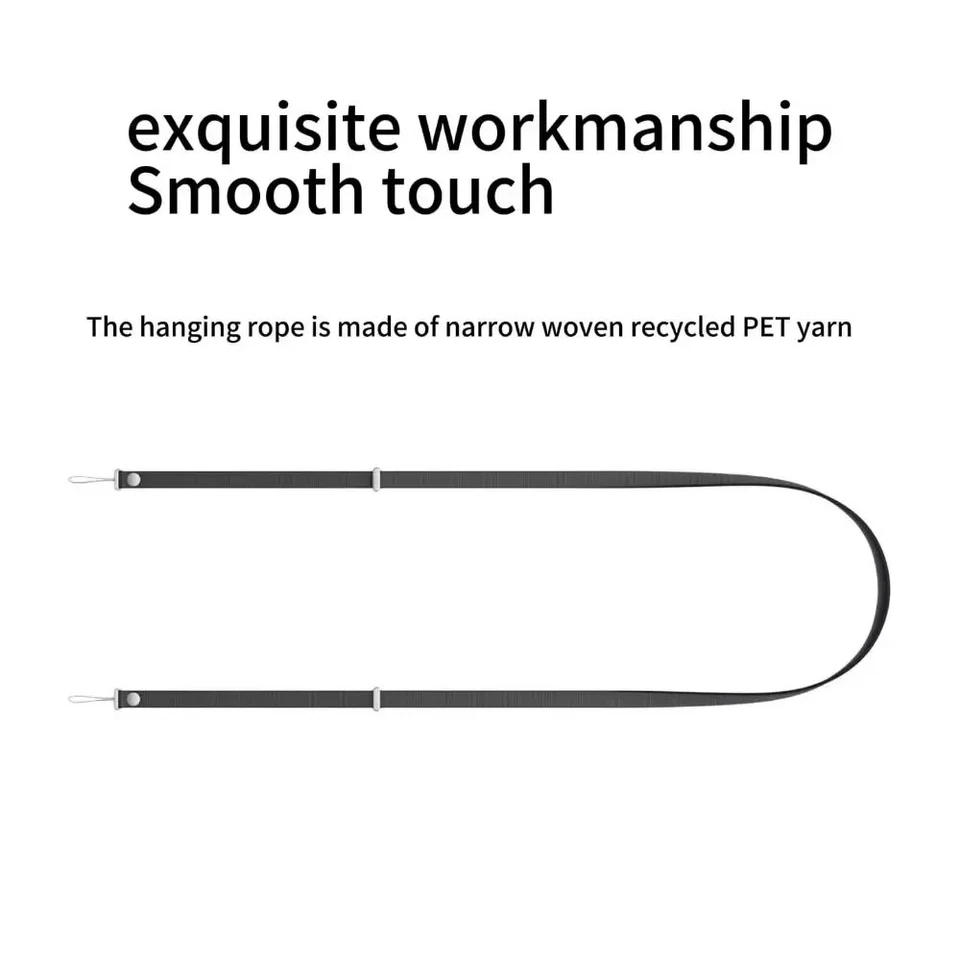 Funda de teléfono magnética bandolera correa tejida cordón para iPhone 17/Air/17 Pro Max Foto 3 de 4