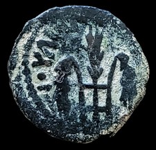 Pontius Pilate Genuine Ancient Jewish Roman Jesus Time Bronze Coin with COA