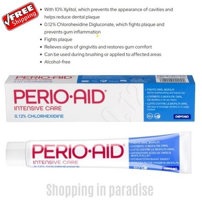 Perio-Aid Intensive Care Gel Toothpaste  75ml Exp 02/2028