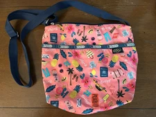 GUC LeSportsac X Rifle Paper Co Tropical Voyage Cleo Crossbody Bag