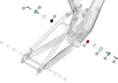 KIT SCHRAUBEN HAUPTGELENK LAPIERRE ZESTY - 6411450566208