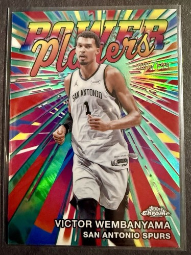 Topps Chrome Update 2025-2026 Victor Wembanyama Spurs Power Players PP-5 #/199