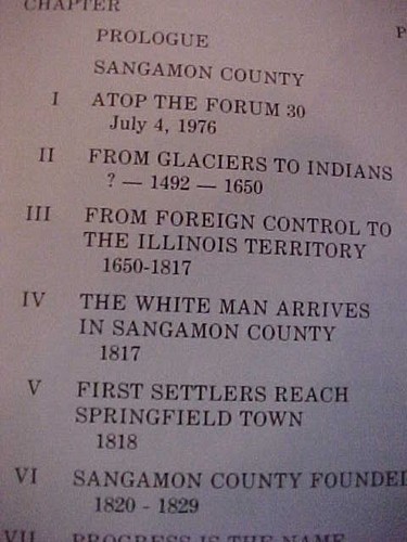 SANGAMON SAGA; BICENTENNIAL HISTORY of SANGAMON COUNTY IL (1976: 1601/2000 - Picture 3 of 7