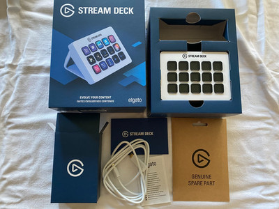 Stream Deck elgato neuwertig, unbenutzt, Fehlkauf, weiß, 15 Tasten