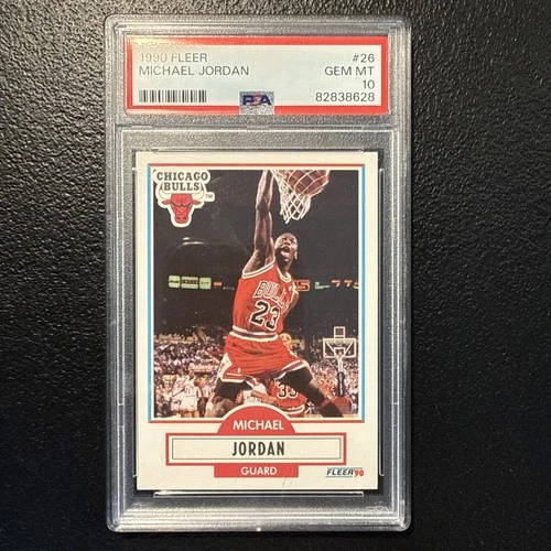 1990 FLEER #26 MICHAEL JORDAN PSA 10 Gem Mint Chicago Bulls