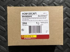 SQUARE D HOMELINE HOM120CAFI ARC FAULT AFCI 20A BREAKER