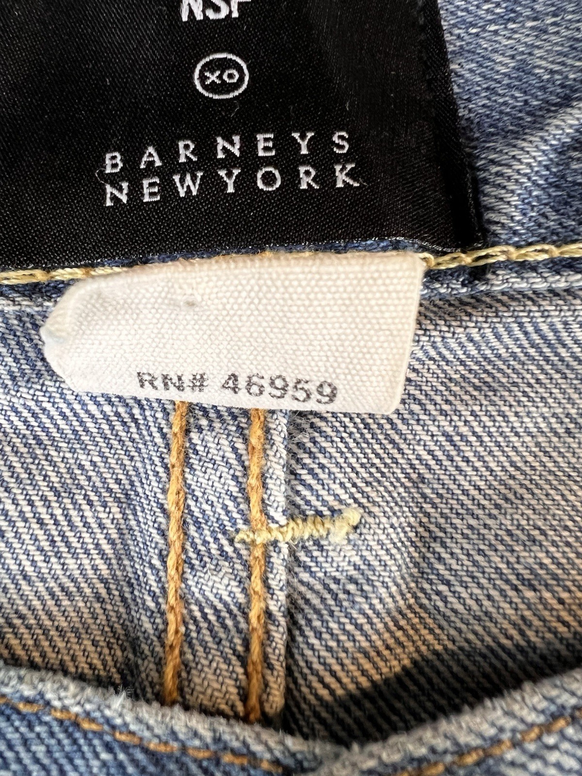 NSF Straight Slouch Patchwork Button Fly Jeans Wo… - image 4