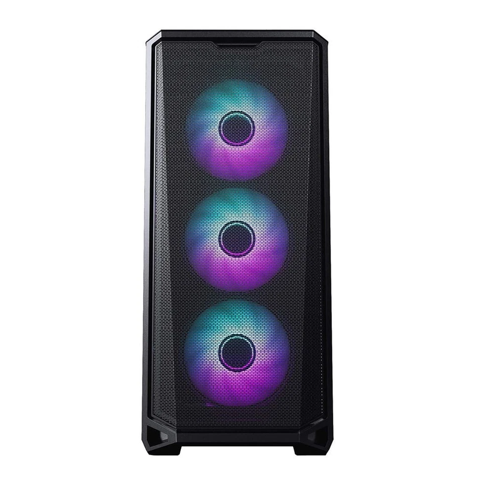 Phanteks Eclipse G400A Tempered Glass ATX Mid-Tower Computer Case - Black - Image 2 of 4