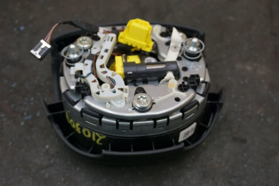 Airbag volante conductor izquierdo cuero negro 4H0880201AC Audi A8 2013-16 S8 Foto 3 de 4