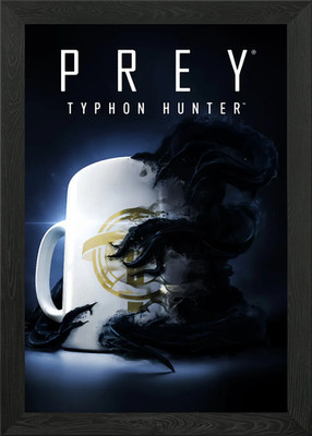 Beute Typhon Jäger Tasse gerahmt Wandbild Poster Leinwanddruck Bild
