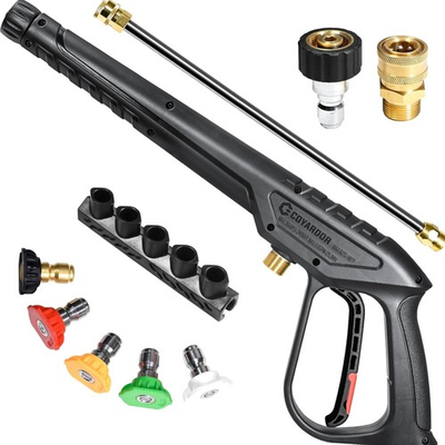 #ad #ad Pressure Washer Gun 3600 PSI with Extension Wand Nozzle Holder amp; 5 Spray Tip... $72.01
