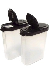Tupperware Gewürz-Riesen Set 2teilig 270ml Neu/ OVP Schwarz 