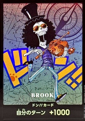 Brook Don!! Card Promo Kumamoto ONE PIECE Card Game Japanese Near Mint