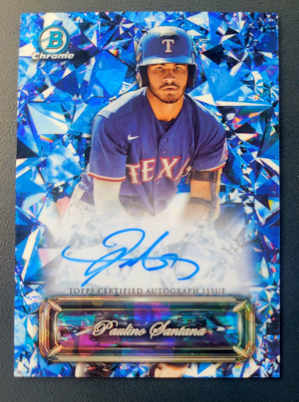 2024 Bowman Chrome Sapphire Paulino Santana Sapphire Selections Auto #SSA-PS