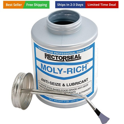 #ad Moly Rich Anti Seize Lubricant Easy Application Plumbing 1 lb $66.89