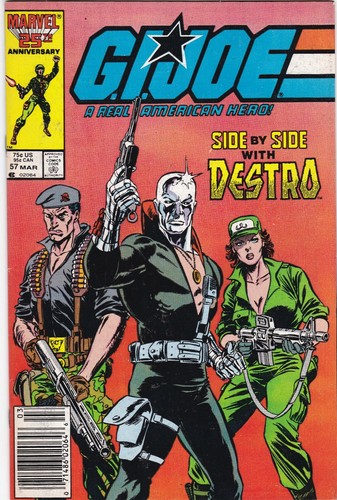 G.I. Joe, A Real American Hero #55 and #57 Marvel Comics 1987 Destro Unmaskings - Picture 2 of 4