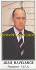 004 JOAO HAVELANGE PRESIDENT FIFA STICKER PANINI FOOTBALL FRANCE 1976 1977