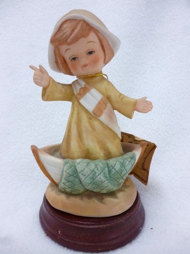VINTAGE LITTLE BIBLE FRIENDS JESUS 1980 ENESCO E-4866 PORCELAIN FIGURINE